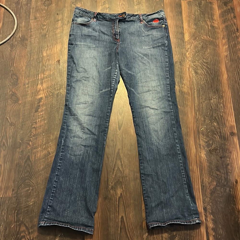 Bedazzled apple bottom jeans